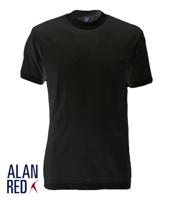 Alan Red 2-pack t-shirts ronde hals Virginia zwart