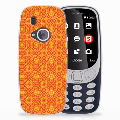 Nokia 3310 (2017) TPU bumper Batik Oranje Nokia 3310 (2017) TPU bumper Batik Oranje