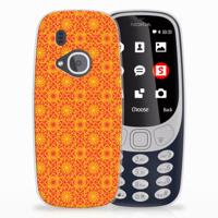 Nokia 3310 (2017) TPU bumper Batik Oranje