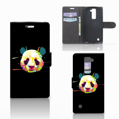 LG K10 2015 Leuk Hoesje Panda Color LG K10 2015 Leuk Hoesje Panda Color