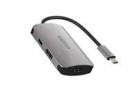 Sitecom CN-398 | USB-C naar 2X HMDI Adapter Hub met USB-C Power Delivery - voor MacBook Pro/Air, Chromebook en andere USB Type C apparaten