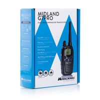 Midland G7 Pro Walkie Talkie twee-weg radio 69 kanalen 446.00625 - 446.09375 MHz Zwart - thumbnail