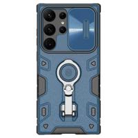 Nillkin CamShield Armor Pro Samsung Galaxy S23 Ultra 5G Hybride Hoesje - Blauw - thumbnail