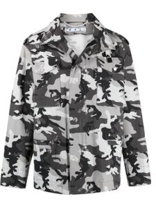 Off-White veste à imprimé camouflage - Gris