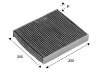 Interieurfilter CLIMFILTER PROTECT VALEO, u.a. für Volvo, Ford - thumbnail