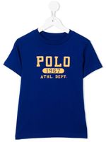 Ralph Lauren Kids t-shirt à logo imprimé - Bleu - thumbnail