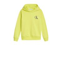 CALVIN KLEIN JEANS hoodie met logo lime groen