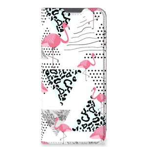 OPPO A96 | A76 Hoesje maken Flamingo Triangle