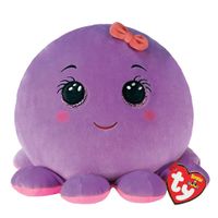 TY Squish a Boo Knuffelkussen Octopus Octavia 31x23x31 cm