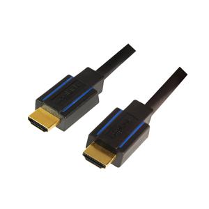 LogiLink CHB005 HDMI-kabel HDMI Aansluitkabel HDMI-A-stekker, HDMI-A-stekker 3.00 m Zwart 4K UHD