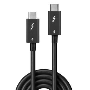 LINDY USB-C-displaykabel USB-C stekker, USB-C stekker 1.00 m Zwart 31120