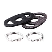 JJC NS-OA1 riemaccessoires, ronde leren bevestigingsring set met riem voor Fujifilm X70, X-E2S en andere camera's met soortgelijke ronde ogen.