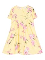 Nº21 Kids robe à fleurs - Jaune