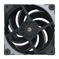 Cooler Master MasterFan SF120M ventilator - Voor behuizing, radiator- en koellichaam, stille & duurzame ventilatorbladen (62CFM/2.4 mmH2O), rubberen demping - 120 mm, Zwart & Geborsteld metaal
