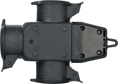 Brennenstuhl 1082120 3-voudige koppeling Rubber 230 V Zwart IP44