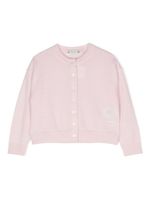 Bonpoint cardigan Fabara en maille fine - Rose