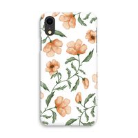 Peachy flowers: iPhone XR Volledig Geprint Hoesje - thumbnail