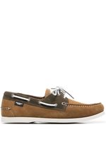 Hackett chaussures bateau en daim bicolore - Marron - thumbnail