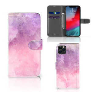 Hoesje Apple iPhone 11 Pro Max Pink Purple Paint