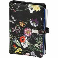 1111-12 Personal organizer bloemenzee zwart