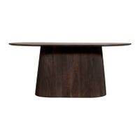 "by fonQ Grand Eettafel 180 x 110 cm - Donkerbruin Mangohout "