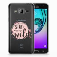 Samsung Galaxy J3 2016 Telefoonhoesje met Naam Boho Stay Wild