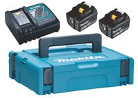 Makita Accessoires Makita Power Source-Kit 197624-2, 2x BL1850B + DC18RC - 197624-2