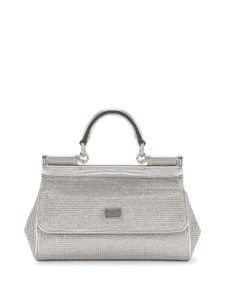 Dolce & Gabbana petit sac à main Sicily satiné KIM DOLCE&GABBANA - Argent