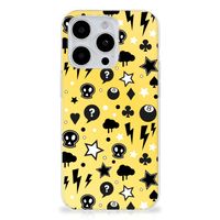 Silicone Back Case iPhone 15 Pro Max Punk Geel