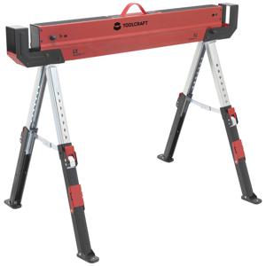 TOOLCRAFT TO-7726197 Zaagbok Staal In hoogte verstelbaar 300 kg (b x h x d) 520 x 620 x 1088 mm 9.3 kg 1 stuk(s)