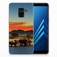 Samsung Galaxy A8 (2018) TPU Hoesje Olifanten