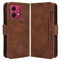 Motorola Moto G84 Cardholder Series Portemonnee Hoesje - Bruin