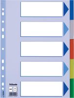 Esselte Multicoloured Polypropylene Dividers Blanco tabbladindex Polypropyleen (PP) Meerkleurig - thumbnail