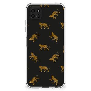 Case Anti-shock voor Samsung Galaxy A22 5G Leopards