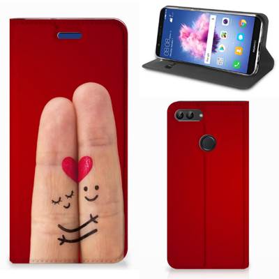 Huawei P Smart Hippe Standcase Liefde - Origineel Romantisch Cadeau