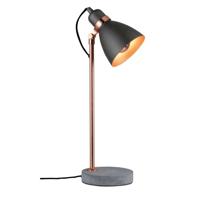 Paulmann Neordic Orm 79624 Bureaulamp LED E27 20 W Beton-grijs, Koper