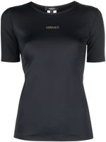 Versace t-shirt à logo imprimé - Noir