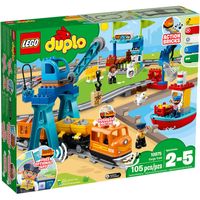 DUPLO - Goederentrein Constructiespeelgoed - thumbnail