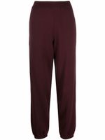 MRZ pantalon de jogging droit en maille - Rouge