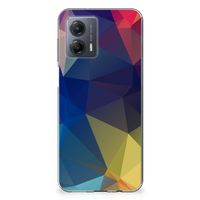 Motorola Moto G53 TPU Hoesje Polygon Dark - thumbnail