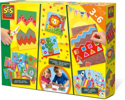 SES Creative Ik leer knippen, mozaïeken en prikken SES Creative Ik leer knippen, mozaïeken en prikken
