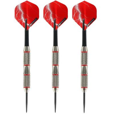 1x Set van dartpijltjes met Red Lightning flights 25 grams - Dartpijlen 1x Set van dartpijltjes met Red Lightning flights 25 grams - Dartpijlen
