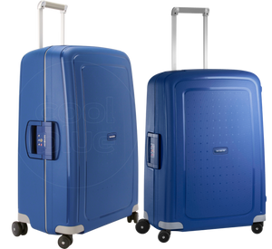 Samsonite S'Cure Spinner 69+75cm Dark Blue Koffersett