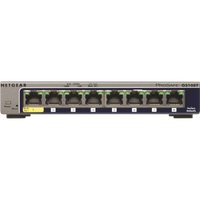 Netgear GS108Tv3 Managed L2 Gigabit Ethernet (10/100/1000) Grijs - thumbnail