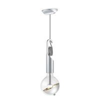 Move Me hanglamp Twist - grijs / Sphere 5,5W - zilver goud - thumbnail