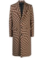 AMIRI Jas met monogram jacquard en enkele rij knopen - Bruin