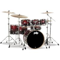 PDP Drums PD808484 Concept Maple Red to Black Fade 7d. drumstel - thumbnail