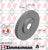 Remschijf Coat Z 400367320