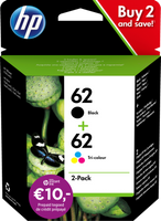 HP 62 Cartridges Combo Pack - thumbnail