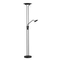 Fischer & Honsel Vloerlamp met leeslamp Tallri dimbaar 40489